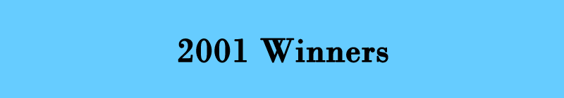 2001 Winners